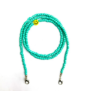 Cadena para Gafas y Mascarillas con Cara Sonriente, Cuentas de Vidrio Coloridas, Unisex, Primavera 2023, Origen Jinhua - Product Image 4
