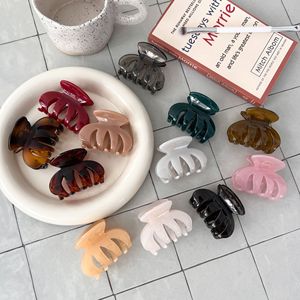 BELLEWORLD Custom Logo Advanced Sense Bright Surface <strong>Burgundy</strong> Plastic <strong>Hair</strong> Clips Women Fashion <strong>Hair</strong> <strong>Accessories</strong> Wholesale - Product Image 1