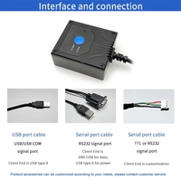 Módulo Escáner de Códigos de Barras NORGEE N33 con Interfaz USB/RS232, Escaneo 1D/2D, Sensor CMOS, Velocidad de Escaneo de 120 fps, para Pedidos Automatizados
