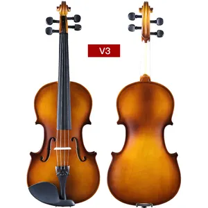 Heißer Verkauf 44 billig matt Student Anfänger Sperrholz Violine Großhandel