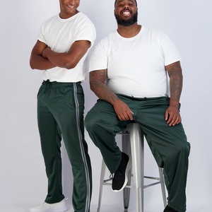 Pantalon de jogging décontracté en toile pour homme, taille mi-haute, à ourlet ouvert, anti-transpiration, avec poches - Product Image 6