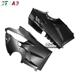 Para <span class=keywords><strong>DUCATI</strong></span> Panigale V4 V4S <span class=keywords><strong>V4R</strong></span> 2022 <span class=keywords><strong>2023</strong></span> 2024, Kits de Carenado Lateral de Motocicleta, 100% Fibra de Carbono, Akrapovic, Deflectores Inferiores de Escape - Product Image 2
