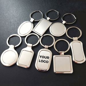 Llavero de Metal con Grabado Láser, Regalo Promocional Publicitario, Llaveros de Aleación con Logotipo, Llavero en Blanco con Forma de Corazón, Llavero Personalizado con Logotipo - Product Image 1