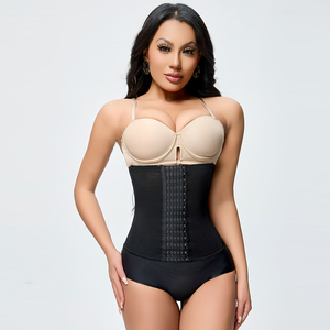 Faja Reductora de Cintura Corta con Gancho de Spandex/Nylon para Mujer, Tallas Grandes, Venta al por Mayor - Product Image 2