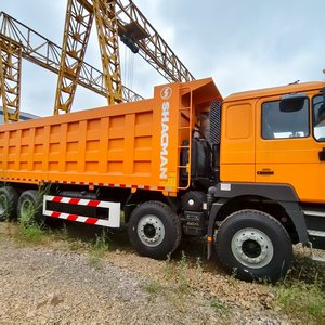 Shacman 8*4 F3000 truk sampah, truk sampah Dump Truck LHD RHD tiper bekas - Product Image 4