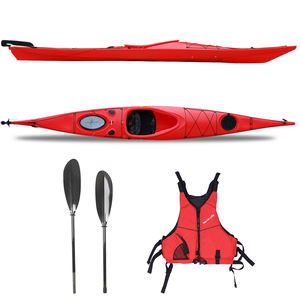 Neokudo Kayak Trung Quốc rotomolded lớp duy nhất xây dựng LLDPE Câu Cá Biển Kayak với Carbon mái chèo <span class=keywords><strong>pfd</strong></span> - Product Image 1