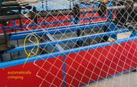 Nouvelle machine entièrement automatique de fabrication de filet en treillis métallique en acier laminé