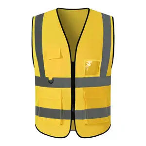 Vest multifunctional reflective vest customized different styles of high reflective vest