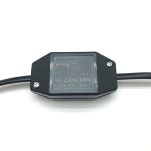 Lámpara de sal del Himalaya con interruptor de atenuación, enchufe US de 2 pines, E12, 10A, 250V - Product Image 5