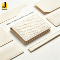 Tekstur Anyaman Bambu Jemery Kulit Silikon untuk Penutup Panel Dinding Interior Bahan Ramah Lingkungan 3D Embossed