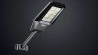 Lampadaire mural à énergie solaire installé par lampadaire solaire LED lumière solaire extérieure 100W 200W 300W