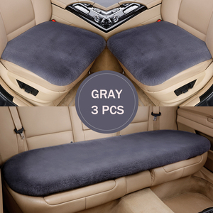 3pcs Accessoires de voiture universels Coussin de siège de voiture en peluche d'hiver chaud pour suzuki jimny audi a3 8p bmw e46 vw polo - Product Image 2