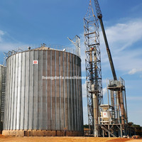 Silo de stockage de maïs et de soja, réservoir de silo de 200 tonnes, stockage de céréales de 1000 tonnes