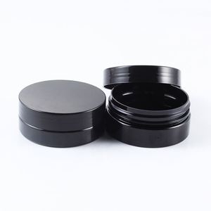 Black PET Cosmetic <b>Jars</b> for Canned Food Candy <b>Cookie</b> & Baby Food Custom Logo 80ml-250ml Sizes - Product Image 2