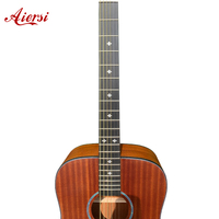 Wholesale Price Aiersi Brand Cutaway Dreadnought 41 Inch Acoustic Guitar Custom Logo OEM ODM Folk Musical Instrument