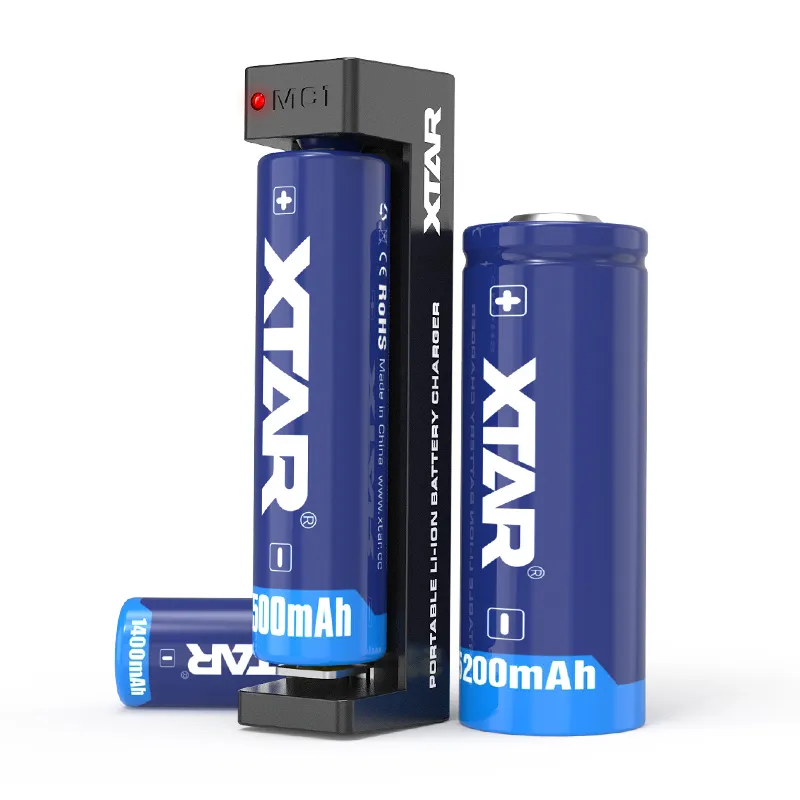 XTAR — chargeur MC1 1bay 18650, pour batteries Li-ion/ IMR/ INR/ ICR, livraison gratuite