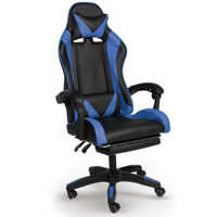 Chaise d'ordinateur de bureau avec soutien lombaire réglable à dossier haut personnalisé chaise de jeu inclinable ergonomique avec repose-pieds