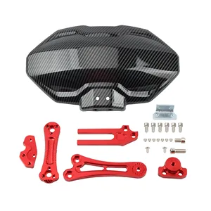 Motorrad Einstellbare Kohle faser Aluminium legierung Hinterrad Kotflügel Kotflügel Universal Extender Scooter Zubehör - Product Image 2