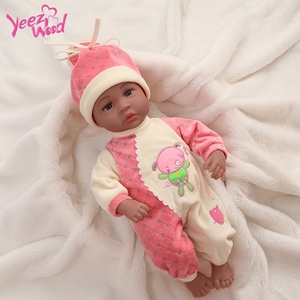 Muñeca de bebé suave de 20 pulgadas para hacer un sonido, juguete realista para niños <span class=keywords><strong>pequeños</strong></span> - Product Image 4