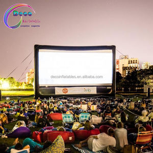 Proyector portátil para exteriores, pantalla de proyección de aire para fiesta, cine al aire libre, soplada por aire, inflable - Product Image 4