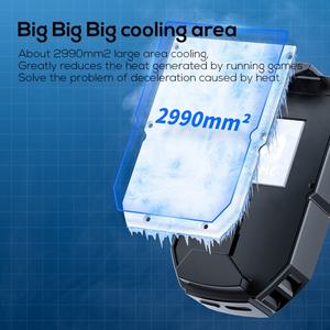 MEMO DLA3 Cooler <b>Phone</b> LED Digital Screen to Show Temperature Portable Gaming <b>Phone</b> Cooler with Blue Light - Product Image 4