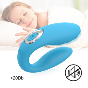 U Tipo di Controllo A Distanza Del Silicone Dildo G-Spot Stimolare Femminile Masturbarsi Giocattolo Del Sesso Vibratori per le Coppie - Product Image 4