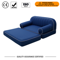 Sofa Tiup Premium, Sofa Lounge Tiup, Sofa Lipat, Tempat Tidur Sofa Mewah, Sofa Multifungsi untuk Dalam Ruangan, Patio, dan Halaman