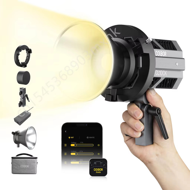 Synco Colbor CL100X CL100XM 100W COB LED Professional Photography Lighting Lamps for Video & Photo Studio