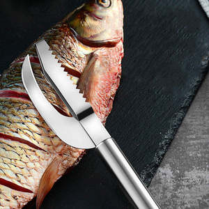 Outil <span class=keywords><strong>de</strong></span> cuisine 3 en 1 en acier inoxydable pour enlever les écailles <span class=keywords><strong>de</strong></span> poisson, grattoir <span class=keywords><strong>à</strong></span> filet, outils pour <span class=keywords><strong>fruits</strong></span> <span class=keywords><strong>de</strong></span> <span class=keywords><strong>mer</strong></span> en métal, y compris des pinces <span class=keywords><strong>à</strong></span> arêtes <span class=keywords><strong>de</strong></span> poisson - Product Image 6