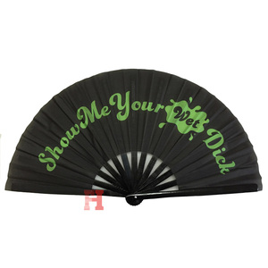 Día <span class=keywords><strong>de</strong></span> San Valentín negro personalizado kung fu VENTILADOR <span class=keywords><strong>DE</strong></span> <span class=keywords><strong>LA</strong></span> MANO - Product Image 1
