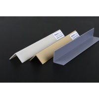 CG-A-10*10, RAITTO Protection d'angle murale en PVC durable en forme de L, profilé d'angle en PVC