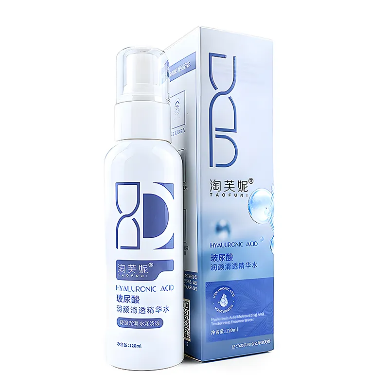 Prodotti di bellezza per la cura della pelle idratante essenza acqua facciale con acido ialuronico 8D piccola molecola Toner idratante viso siero