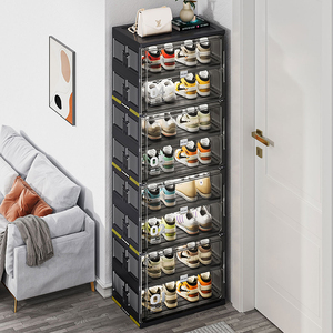 Oem Chất lượng cao PP có thể gập lại Thể Thao sneakers hiển thị hộp Tổ chức thời trang nam trẻ em giày trang trí cho phòng khách - Product Image 4