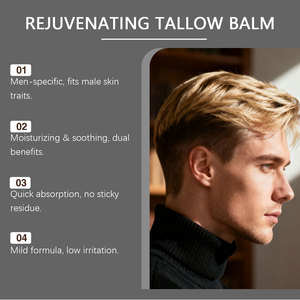 East Moon Rejuvenating Tallow Balm Men Milk Formula Soothing Facial <strong>Cream</strong> Before Shaving <strong>Cream</strong> 50g - Product Image 4