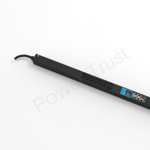 Powertrust thông minh PDU duy nhất giai đoạn 16A dọc 0u IP mạng đồng hồ đo đầu vào 24way IEC ổ cắm 21 * C13 + 3 * C19 phân phối điện đơn vị - Product Image 4