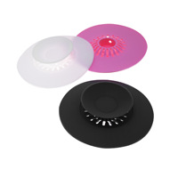 Bouchon de lavabo anti-fuite, bouchon de vidange anti-odeur en forme de fleur de prunier, couvercle de drain de sol à pression, moderne