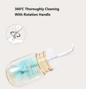 Set di Spazzole per la Pulizia di Biberon e Tettarelle con Rotazione Manuale, Set di Spazzole per Biberon - Product Image 4