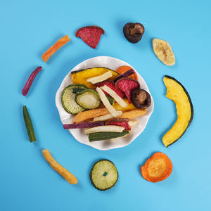 स्वस्थ स्नैक थोक थोक क्रिस्पी तैयार मिश्रित सूखे फल और सब्जी चिप्स - Product Image 3