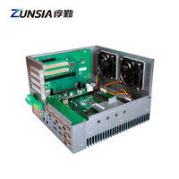 Zunsia Intel 14e génération Compact IOT Edge Computing Box LGA1700 Q670 2DDR5 Quad PCIe Expansion Sans ventilateur Mini Pc industriel intégré