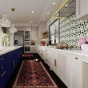 Modern <b>White</b> Minimalist <b>Wall</b>-Mounted Kitchen <b>Cabinet</b> Integrated Flip-Door Glass Multi-Layer Shelves for Living Room Dining Cabin - Product Image 1