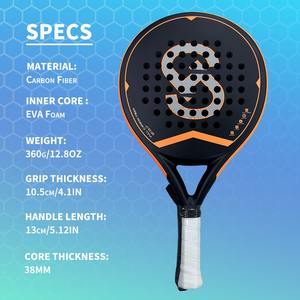 Fabricant fournissant un <span class=keywords><strong>motif</strong></span> <span class=keywords><strong>de</strong></span> surface <span class=keywords><strong>de</strong></span> couleur personnalisé 3K 12K18K 24K Raquette <span class=keywords><strong>de</strong></span> padel professionnelle en polyester en forme <span class=keywords><strong>de</strong></span> diamant en <span class=keywords><strong>fibre</strong></span> <span class=keywords><strong>de</strong></span> carbone - Product Image 4