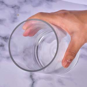 Grand <span class=keywords><strong>vase</strong></span> en verre rond transparent recyclé pour la décoration de la maison - Product Image 2