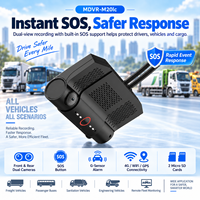 Caméra de sécurité pour véhicule M20Ic 4G GPS WiFi avec double caméra 1080P, alarme de collision et de retournement pour flotte commerciale OEM ODM
