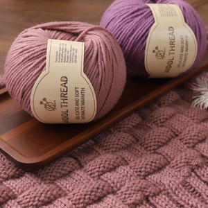 Filato Acrilico Medio-Spesso per Lavorazione a Maglia, Ideale per Sciarpe e Maglioni, Filato Sbiancato per Bambini e Neonati - Product Image 4