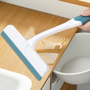 Một mặt kính <span class=keywords><strong>scraper</strong></span> nhựa ngắn hộ gia đình Bàn Ăn Phòng tắm gạt nước nhà hàng bàn <span class=keywords><strong>scraper</strong></span> cửa sổ sử dụng thả - Product Image 3