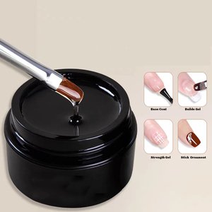 Prezzo di fabbrica OEM 4 IN 1 Base multifunzione Coat Nail Extension Gel rinforzo e costruzione Nail UV/LED Gel Polish Glue - Product Image 3