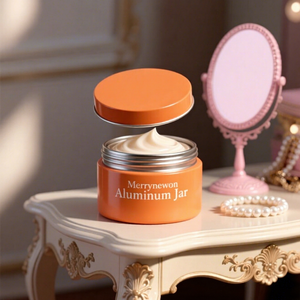 Merrynewon Hot Selling Wholesale Aluminum Jars Screw Cap Screen Printed Eco-friendly Cosmetic Packaging <b>for</b> Body Milk - Product Image 1