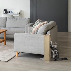 Sang trọng hiện đại mèo gãi Hội Đồng Quản trị bền vững gỗ sisal mèo vui vẻ giáng sinh đồ nội thất bảo vệ ghế góc đầu bài - Product Image 4