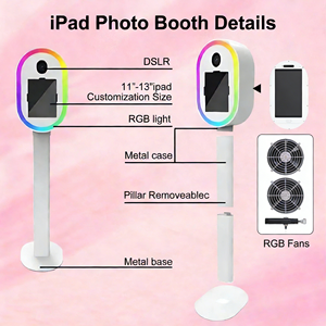 Photomaton portable avec éclairage et coque pour iPad, idéal pour les voyages et les sites événementiels - Product Image 5