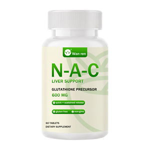 Oem N-acetyl-cysteine (nac) <strong>Capsules</strong> Vegan 600 Mg 60 Veggie <strong>Capsules</strong> <strong>Amino</strong> Acid L-cysteine Supplement for Liver Cellular - Product Image 2
